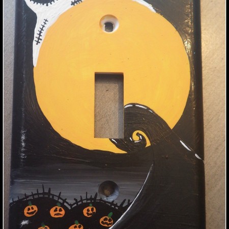 The Nightmare Before Christmas light switch plate